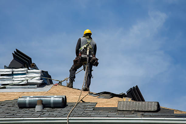 Professional Roof Replacement technician working in Kindred, ND